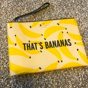 Kate Spade Yellow Wristlet Clutch “That’s Bananas”